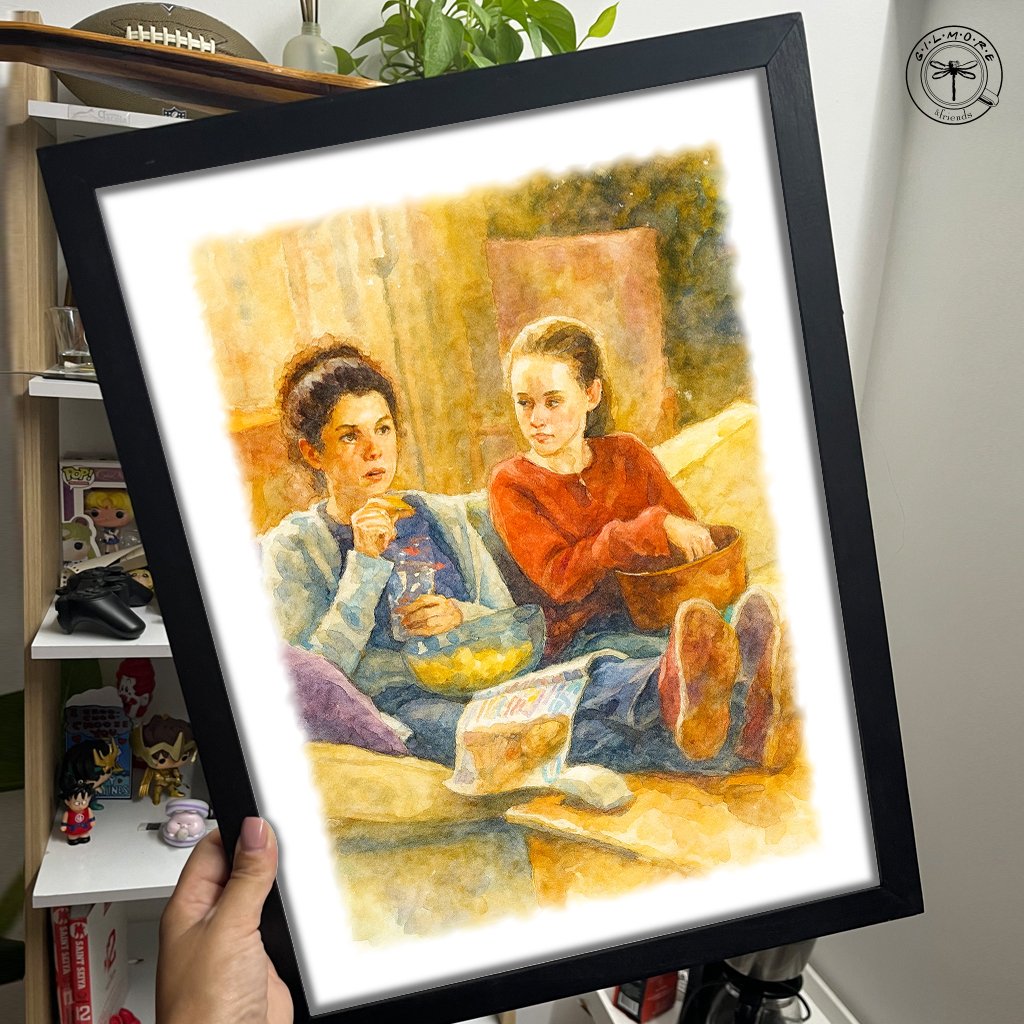 Cuadro - GILMORE GIRLS - Lorelai y Rory