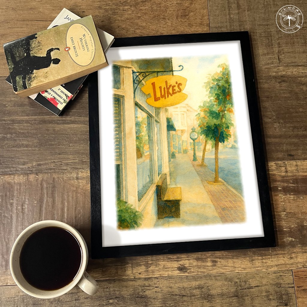 Cuadro - Gilmore Girls - Luke's (exterior)